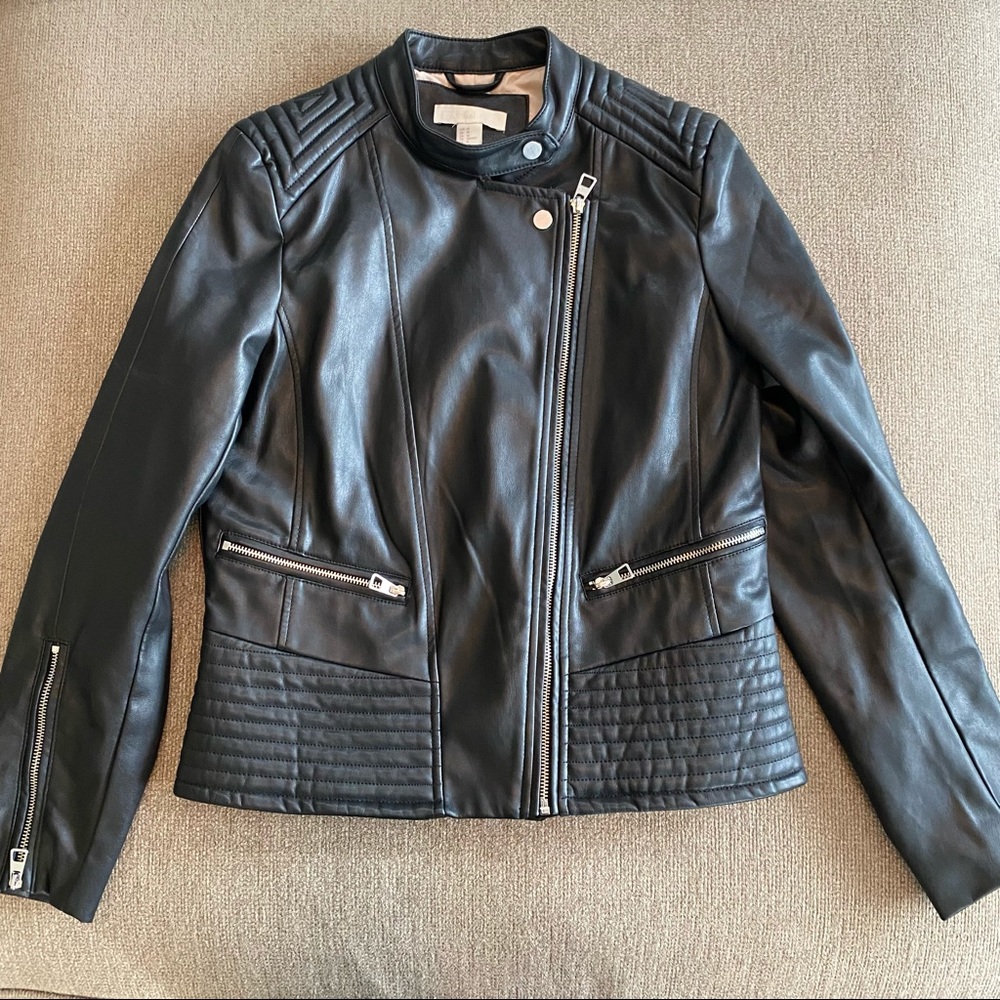 H&M Vegan Leather Biker Jacket